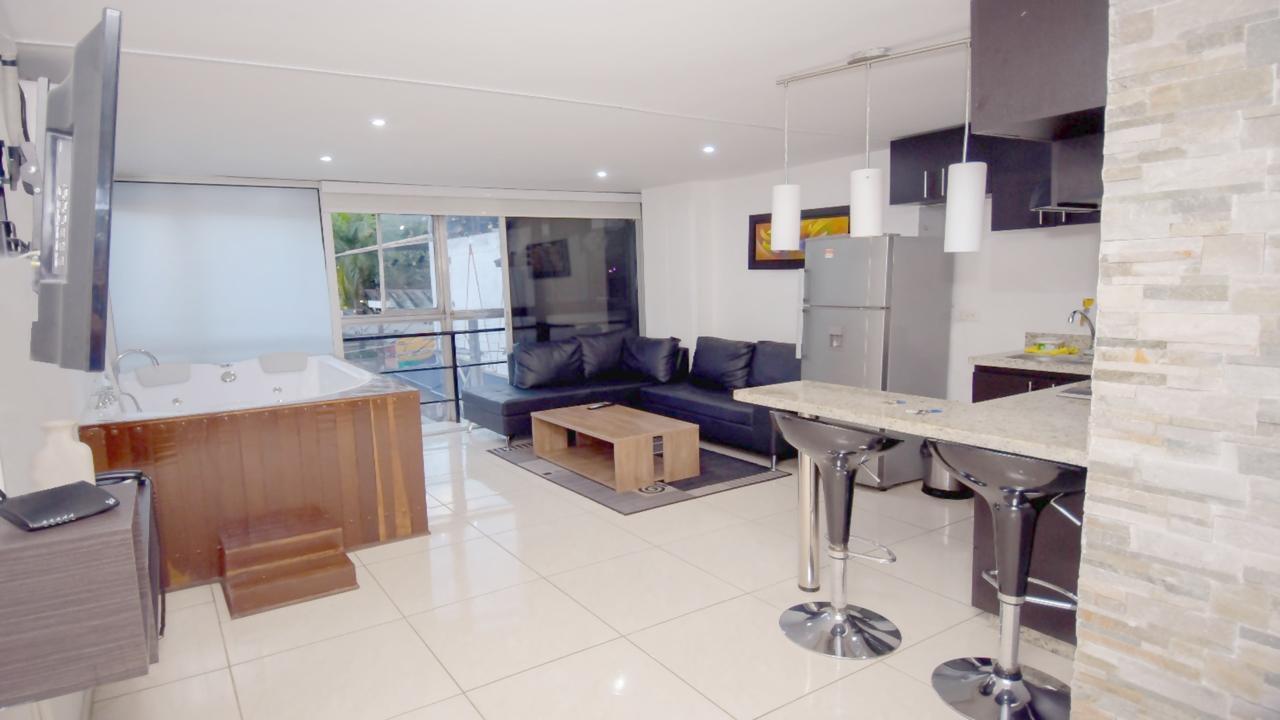 Apartamento Lleras Ac Hot Tub Медельин Экстерьер фото